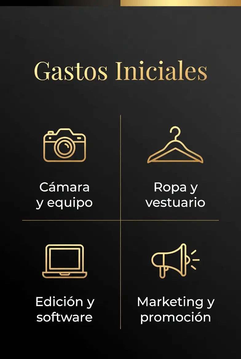 Gastos mensuales para creadoras de OnlyFans